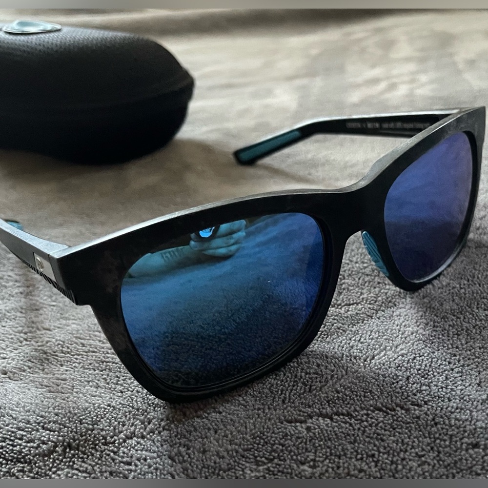Costa x Bureo “Caldera” Polarized Sunglasses. Brand new. 580G. Blue Mirror Glass